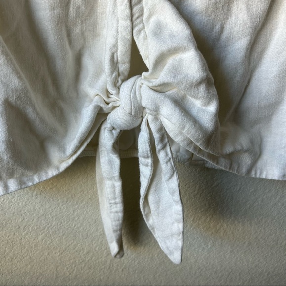 Abercrombie & Fitch Front Tie Crop Top - Picture 8 of 9